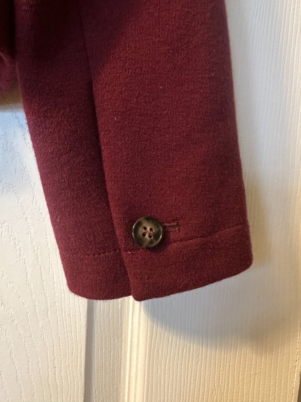 Cartonnier by Anthropologie Maroon/Plum 1 Button Blazer Sz - Picture 3 of 4